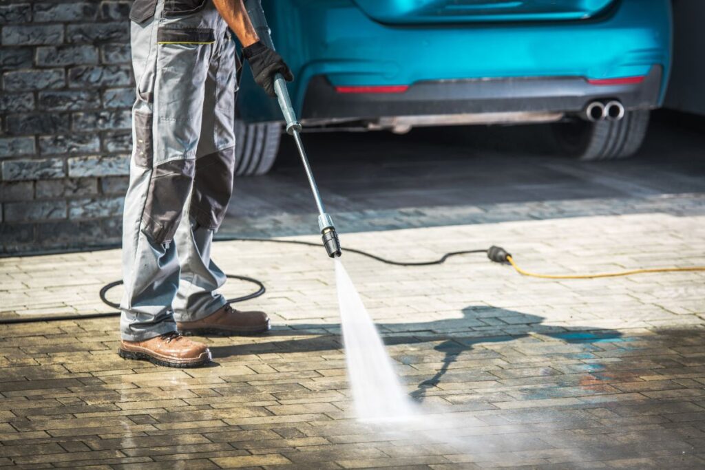 Driveway After Professional Cleaning