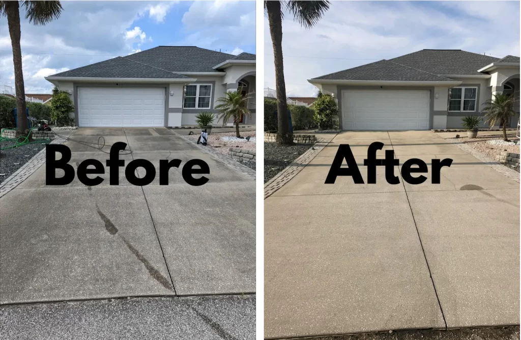 drive cleaning & concrete cleaning service